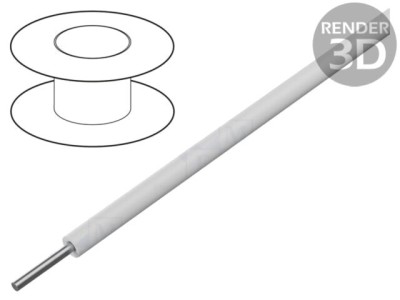 Cablu EcoWire 14AWG MPPE Alb 600V 305m - ALPHA WIRE foto