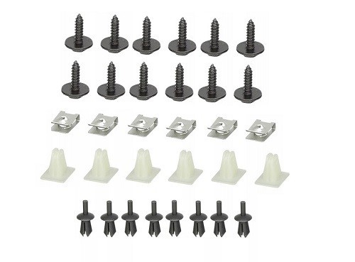 Clema, clips fixare carenaj BMW 3 (E46) Coupe/Cabrio /, 3 (E46) Sedan/Combi /, 3 (E46/5) Compact, 5 (E39), 5 (E60/E61), 7 (E65/E66) /; set 32 bucati