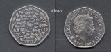 Anglia, Marea Britanie, 2011 50 Pence, Comemorativa, WWF