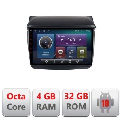 Navigatie Mitsubishi L200 2006-2014 C-094 Octa Core cu Android Radio Bluetooth Internet GPS WIFI 4+32GB CarStore Technology