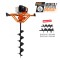 Motoburghiu - Foreza pamant Ruris TT10, 1.7 CP, benzina, 2 timpi + 2 burghie incluse