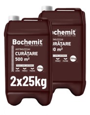 Solutie antimucegai si curatare lemn innegrit Bochemit Antimucegai 2x25Kg