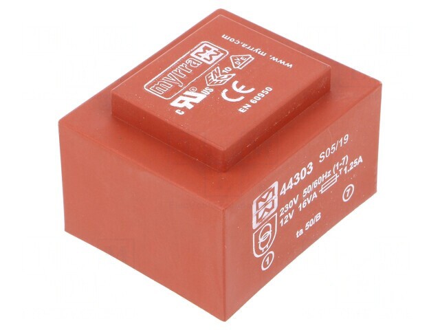 Transformator &Icirc;ncapsulat 16VA 230V-12V PCB