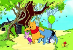 Fototapet - Winnie the Pooh 360x254cm foto