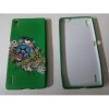 Husa Telefon Huawei Ascend P7, Design Hipster Verde, Protectie Spate