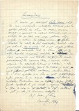 A3550N Alecu Ivan-Ghilia, act scris și semnat olograf, 1964