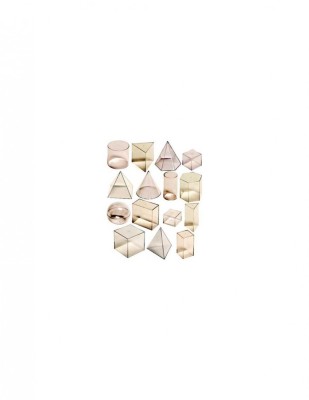 Set didactic corpuri geometrice Miniland 15 piese foto