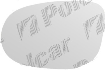 Geam oglinda Lancia Ypsilon, 06.2011-, Ford Ka (Ru8), 10.2008-, Lancia Musa (350), 01.2007-, Stanga, Crom, Cu incalzire, Convex, BestAutoVest 1570757 foto