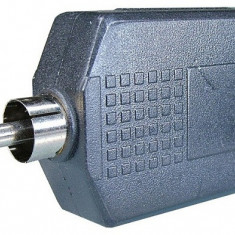 Adaptor RCA tata - 2 x jack mama 6,3 mm, mono - 126642