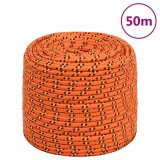 Cumpara ieftin Franghie de barca, portocaliu, 10 mm, 50 m, polipropilena