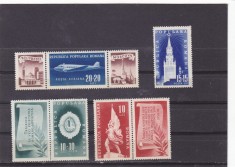 ROMANIA 1948 LP 241 AL DOILEA CONGRES ARLUS SERIE MNH foto
