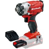 Einhell TE-CI 18/1 Li PXC + Starter Kit - Masina de insurubat cu impact 140 Nm + Set 1 acumulator si incarcator Li-Ion 18 V 2.5 Ah