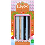 NYX Professional Makeup Gingerbaddie Land Epic Liner set cadou pentru ochi
