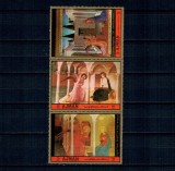 Ajman 1972 - Pictura religioasa, arta, Fra Angelico, serie neuzata