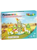 Picasso Tiles Farm Themed Set With 8 Animals 26pcs (ptq27)