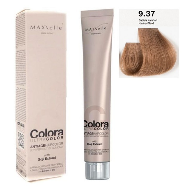 Blond foarte deschis nisipiu 9.37 Vopsea Colora MaXXelle cu extract de goji 100 ml