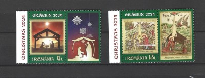 ROMANIA 2024 - CRACIUN, VINIETA, MNH - LP 2495 foto