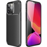 Husa pentru Xiaomi Poco C75 5G / C75 / Redmi 14C, OEM, Carbon Black, Neagra