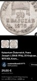 Ungaria 20 KRAJCZAR 1870 K.B , argint