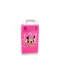 Punga marturii Baby Minnie roz, pentru botez, hartie/carton, 30x8.5x18cm, KIK