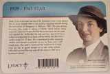 Australia , 20 cents 2017, km#3346, WWII Star Medal, coincard, Australia si Oceania