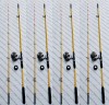 SET 4 Lansete PROFL DUAL FORCE tip Feeder 3m + 4 Mulinete SAIMINO X4000, Lansete Feeder si Piker, Baracuda