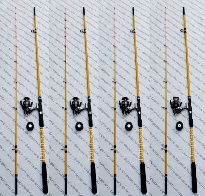 SET 4 Lansete PROFL DUAL FORCE tip Feeder 3m + 4 Mulinete SAIMINO X4000 foto