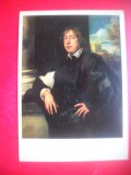 HOPCT 23618 PORTRET EBERHARD JABACH -ANTHONIS VAN DYCK 1599-1641-- RUSIA --MUZEE - CP PICTURA --NECIRCULATAMUNTII