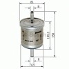 Filtru combustibil VW GOLF III Variant (1H5) (1993 - 1999) BOSCH 0 450 905 030