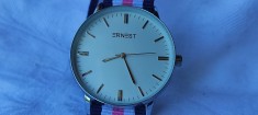 ERNEST ceas de mana PERFECT FUNCTIONAL E 97202 stare IMPECABILA cadran MARE