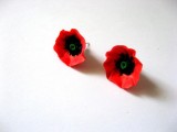 cercei maci din fimo 52874