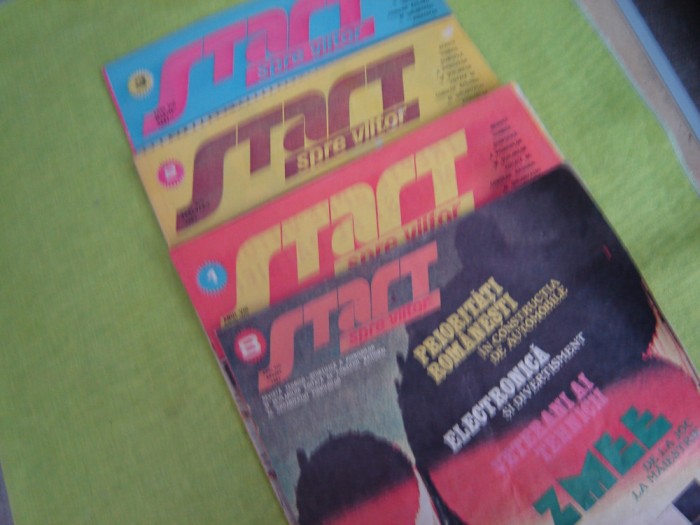 Revista Start spre vitor Nr. 1,2,3,si 8 din 1987