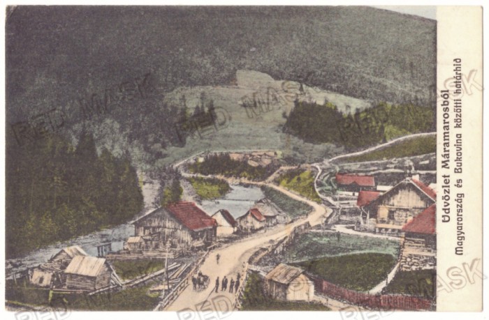 224 - MARAMURES, Bucovina, Border, Romania - old postcard, CENSOR - used - 1915