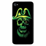 Husa silicon pentru Apple Iphone 4 / 4S, Pirate Skull