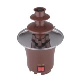 Fantana de Ciocolata FOXMAG24, Mentinere la Cald a Ciocolatei, Usor de folosit, Metal Durabil, Plastic Rezistent, Buton ON/OFF, Maro
