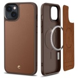 Husa Spigen Cyrill Kajuk MagSafe Apple iPhone 14 Plus/15 Plus, Piele Maro