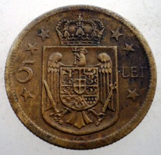 2.379 ROMANIA MIHAI I 5 LEI 1930 KN