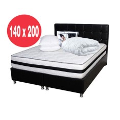 Set Avantaj Saltea Memory foam Crin 140x200x25 plus 2 perne plus Husa foto