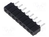 Conector SAMTEC şiruri pini tată 8 pini 2,54mm cositorit THT soclu