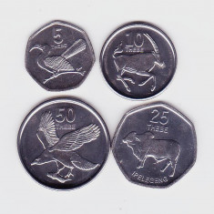 Moneda Botswana 5 - 50 Thebe 2013 - KM#31-34 UNC ( set x4 )