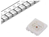 LED RGB SMD 5050 PLCC6 5x5mm 120&deg; 150mA, Optosupply