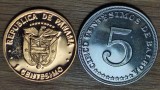 Panama - set raritati proof - 1 centesimo 1976 + 5 centesimi 1967 - tiraje speciale mici (12k) - foarte frumoase !, America Centrala si de Sud
