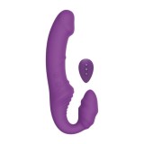 Hamuri pentru dildo - ToyJoy Edite de Designer Nymphea Strap-on Vibrator fara Chingi Placere Impartasita in Cuplu