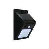 Lampa solara de perete cu senzor de miscare si 16 LEDuri 12.5 x 9.5 cm