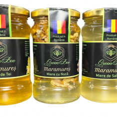 Miere de tei, miere cu nuca si miere de salcam, 1200G, Green Bee Maramures