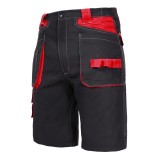 PANTALON LUCRU BUMBAC SCURT / NEGRU - S/H-164