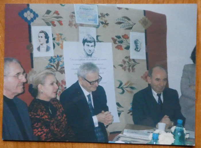 Fotografie ; Radu Beligan , Gheorghe Dinica , Stefan Cazimir la un festival lit.