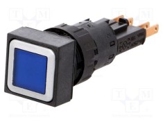 Comutator apăsare 16mm alb EATON ELECTRIC