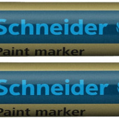 Marker Cu Vopsea Schneider Maxx 270, Varf Rotund 1-3mm - Auriu