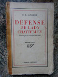 Defense de lady Chatterley - D.H.Lawrence